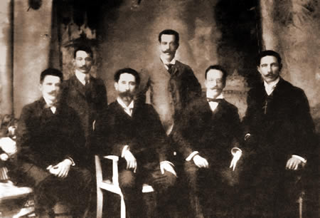 José Néstor Lencinas en valparaiso luego de la revolucion de 1905
